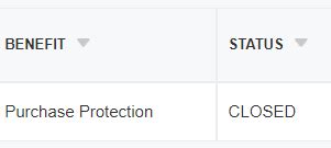 amex purchase protection claim status.